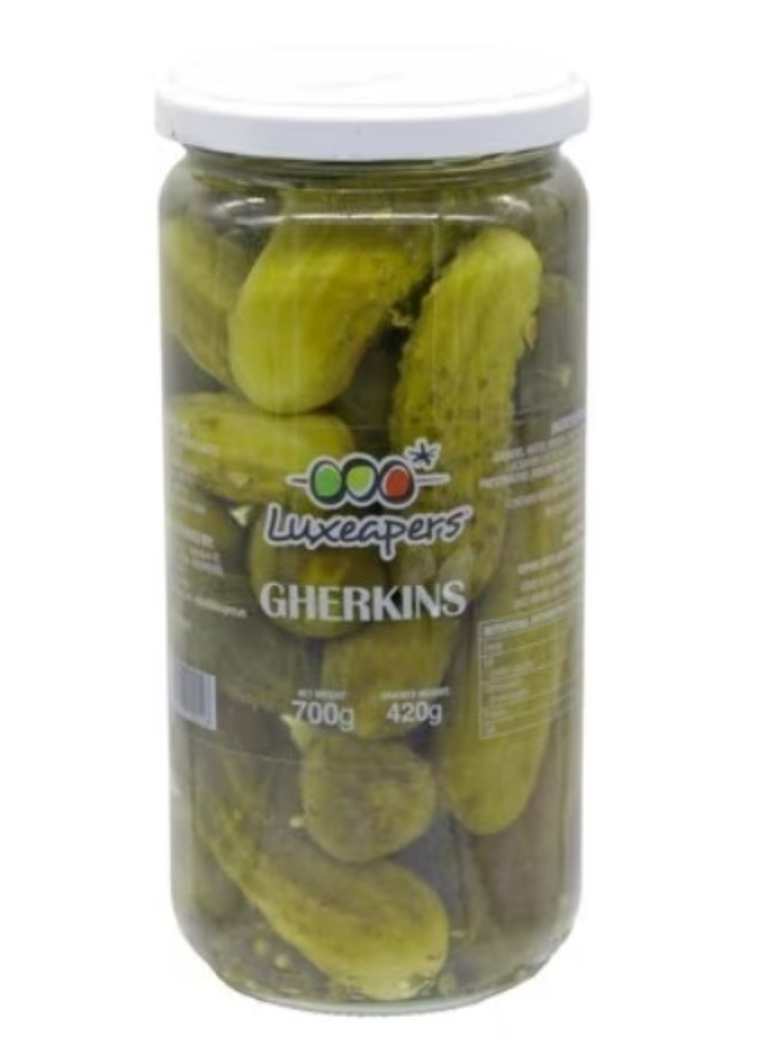 LUXE GHERKINS IN VINEGAR 700G